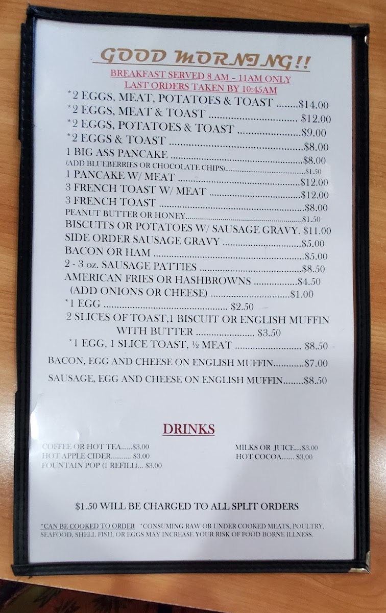Jolly Inn Menu - Image 2